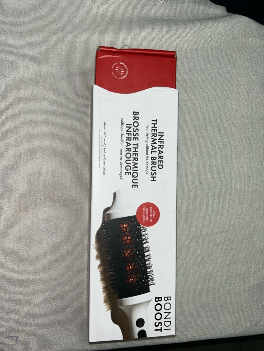 Infrared Thermal Brush - Red Styling Brush